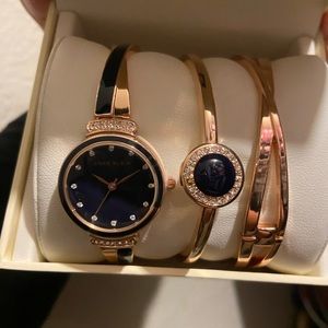 anne klein watch and bracelet